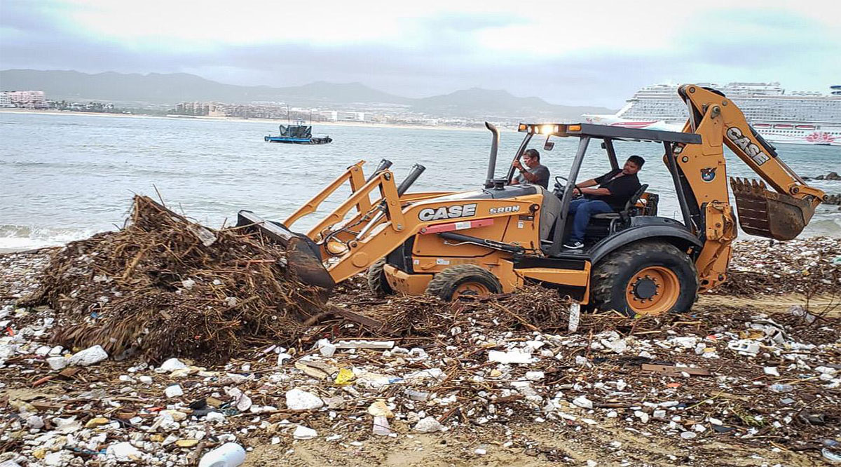 Retiran 454 toneladas de basura en playas de Los Cabos