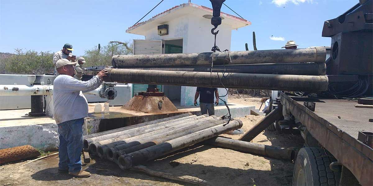 Recuperan 123 litros por segundo de agua potable con la reactivación de pozos en Los Cabos