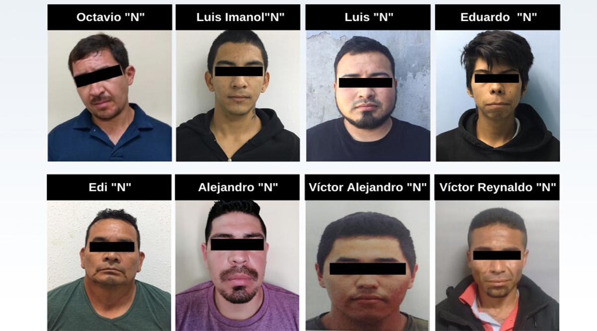 Aseguran a ocho personas que contaban con órdenes de aprehensión Aseguran a ocho personas que contaban con órdenes de aprehensión