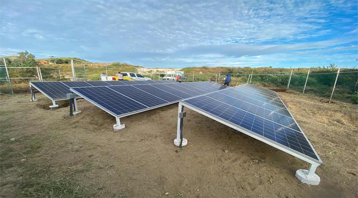Colocó el Oomsapas de La Paz paneles solares en 9 pozos