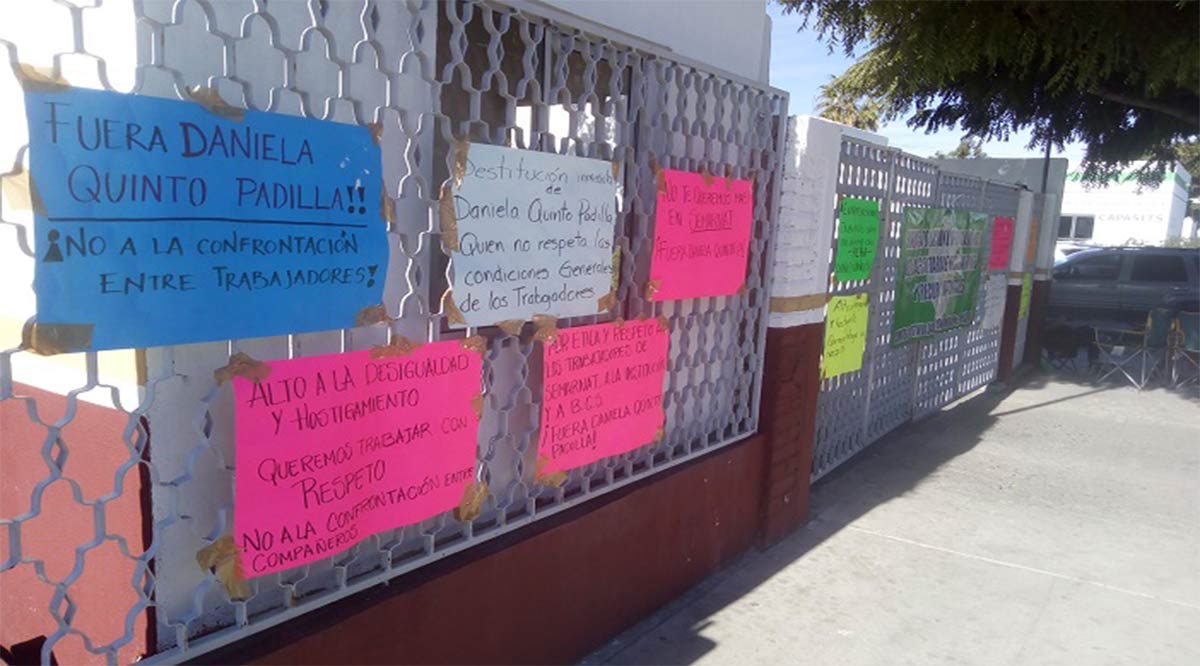 Paran labores en Semarnat; sindicalizados urgen salida de Daniela Quinto