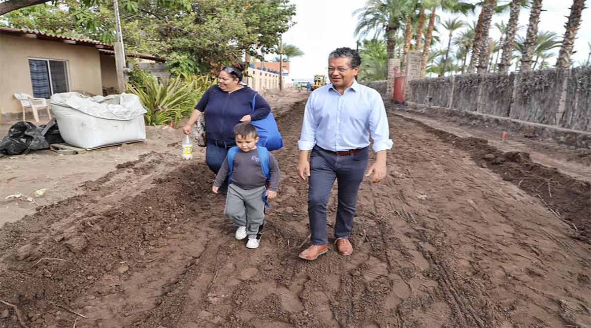 Contemplan entregar la primera semana de abril la pavimentación de la calle Morelos en Loreto