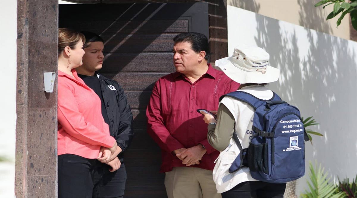 Participó el Alcalde de La Paz en el Censo de Población y de Vivienda 2020