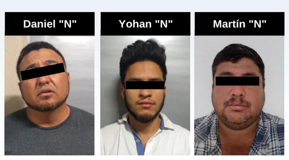Aprehenden a 3 personas por diversos delitos