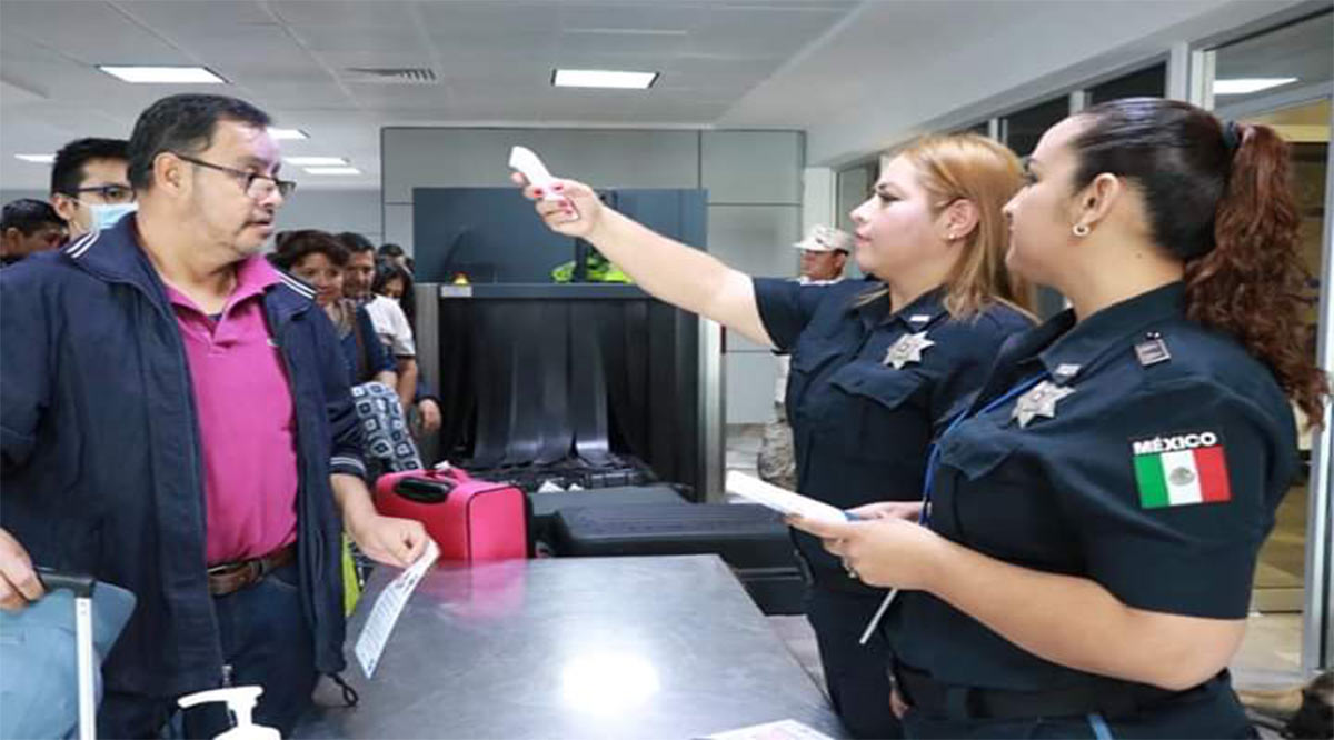Colocan filtros sanitarios en aeropuertos y puertos de BCS
