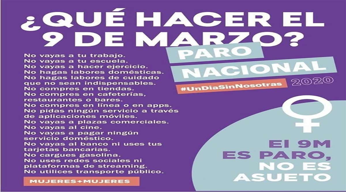 Tercer día de acciones a favor de la mujer en La Paz