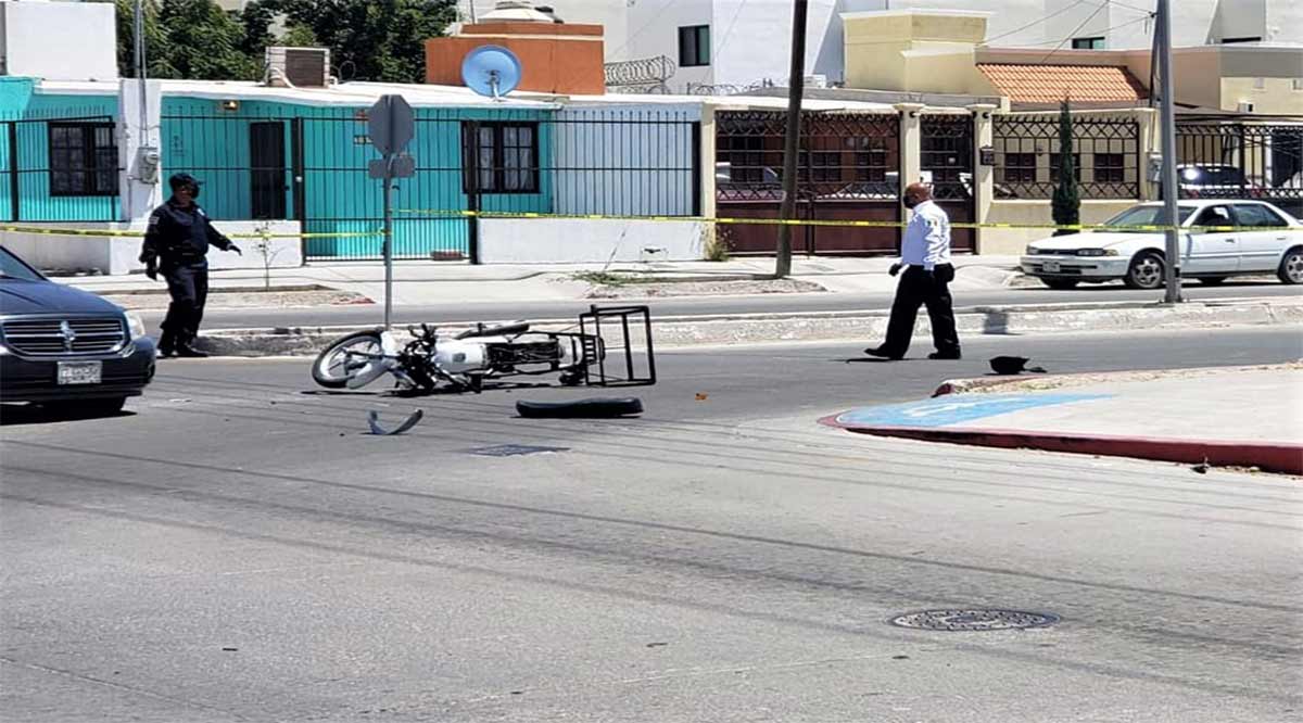 Muere repartidor de comida rápida en accidente de tránsito