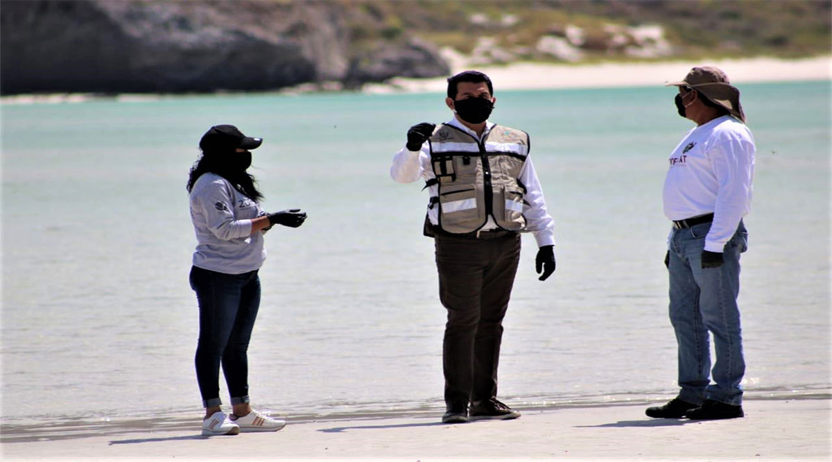 Se mantiene operativo en 18 playas de La Paz para mantenerlas cerradas