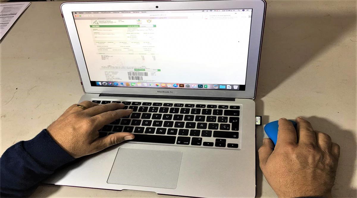 Se puede descargar en línea el recibo del Oomsapas de La Paz