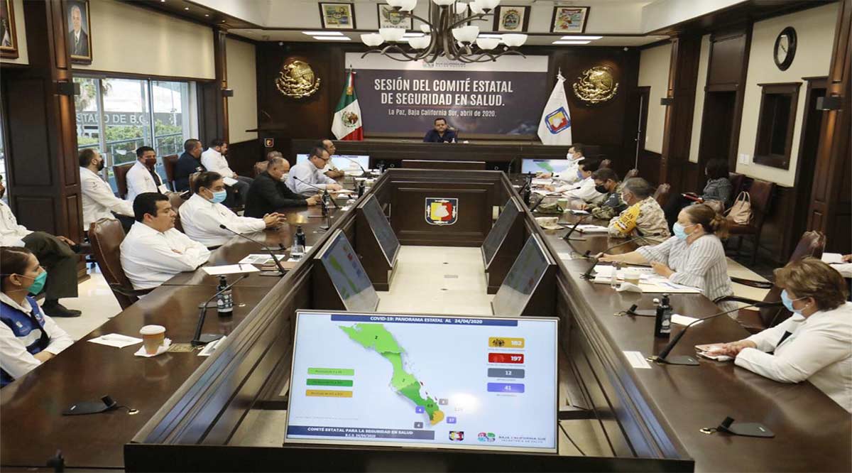 Se tomarán todas las medidas necesarias para mitigar propagación del Covid-19 en BCS: Gobernador