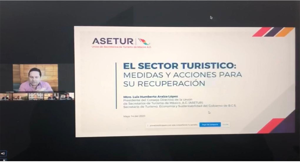 Es esencial para la recuperación económica del país la reactivación del turismo: Luis Araiza