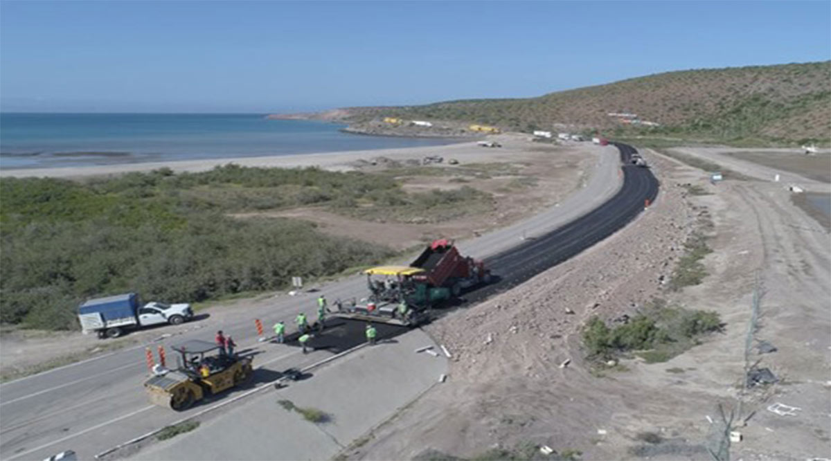 Avanzan las obras de ampliación de la carretera a Pichilingue en un 50%