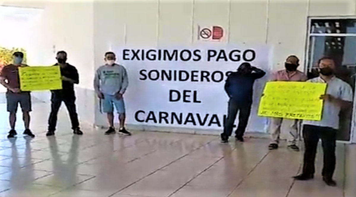Músicos y sonideros reclaman pago de 2.5 mdp al Ayuntamiento de La Paz
