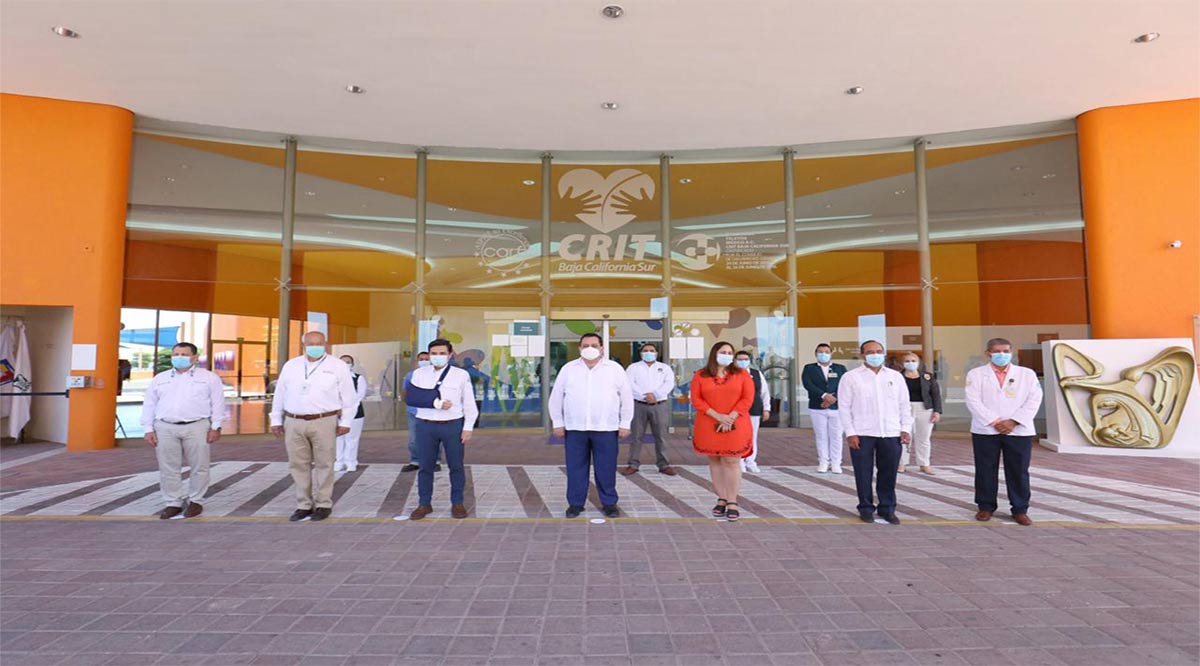 Supervisan IMSS y gobierno de BCS el CRIT La Paz que atenderá pacientes no graves de Covid-19