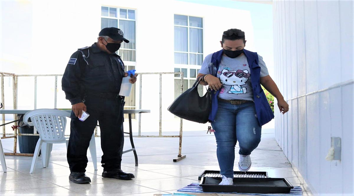 Reinician labores en oficinas del Palacio Municipal de La Paz tras sanitización