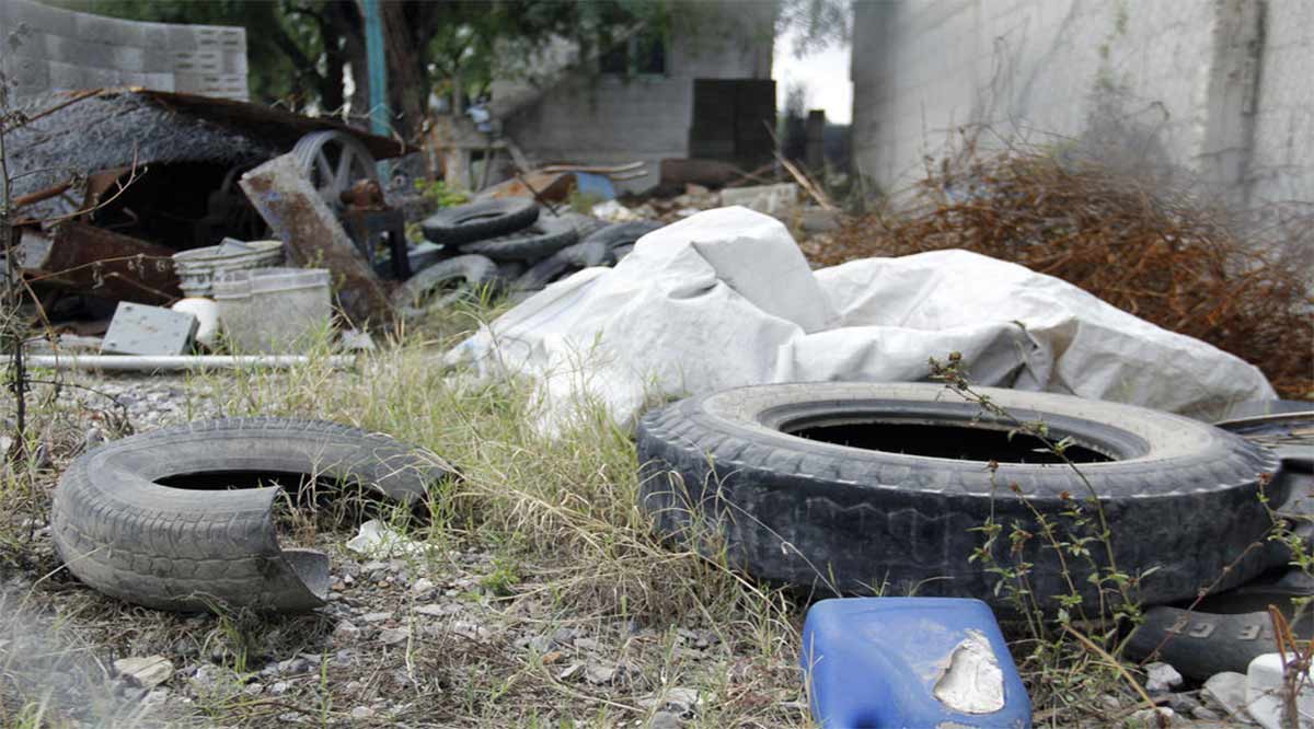 Patios limpios para evitar enfermedades transmitidas por mosquitos