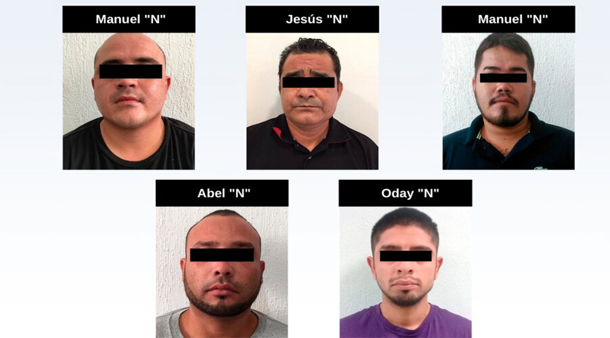 Detienen a 5 personas y recuperaron 3 vehículos con reporte de robo