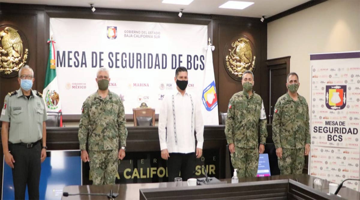 Refuerza operatividad la Mesa de Seguridad en BCS