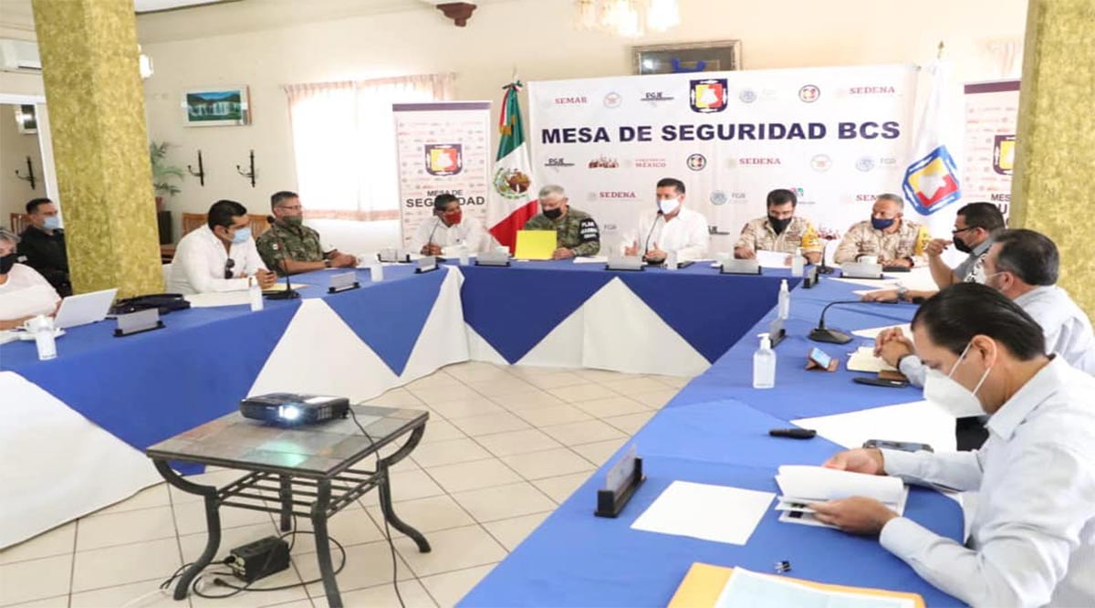 Refuerza Mesa de Seguridad operaciones coordinadas en Mulegé