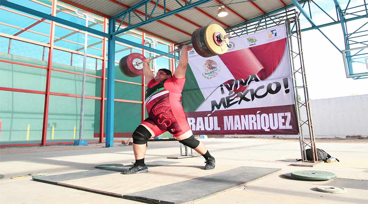 Ocupa el cuarto lugar Raúl Manríquez en Copa Internacional de Halterofilia