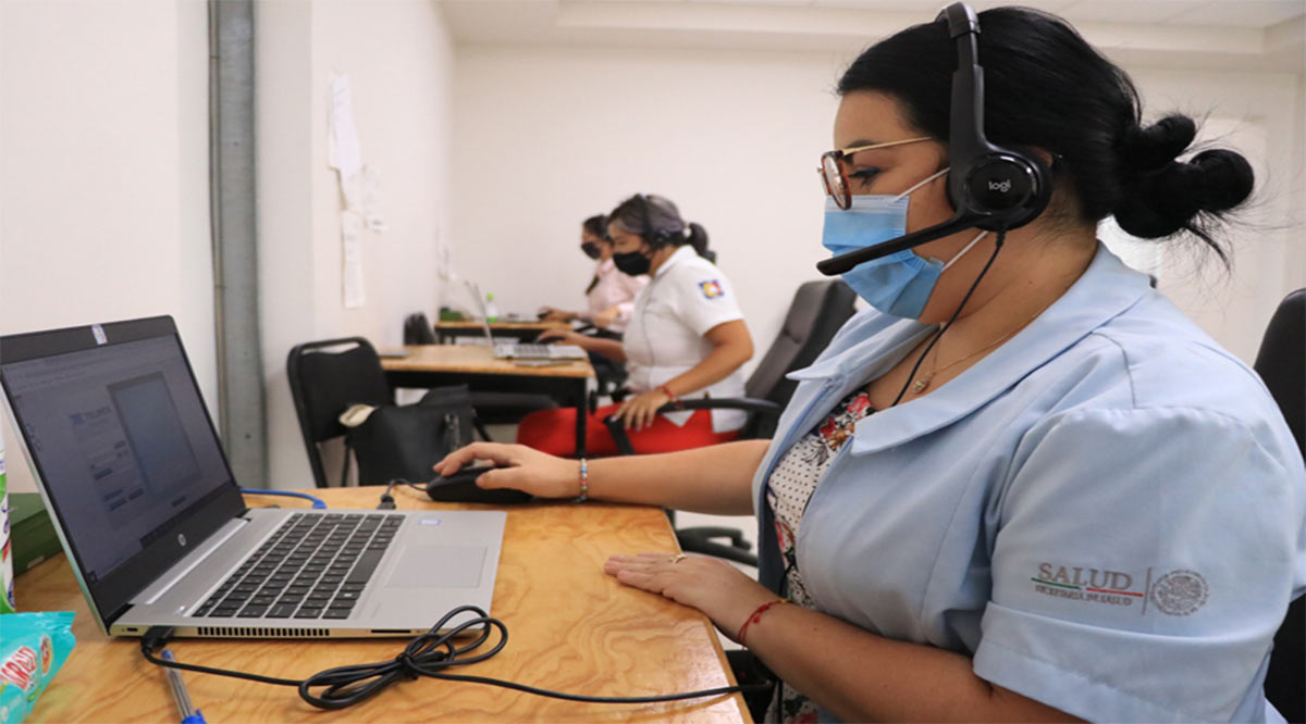 Vía aplicación digital se han atendido a más de 3,200 personas activas por Covid-19 en BCS