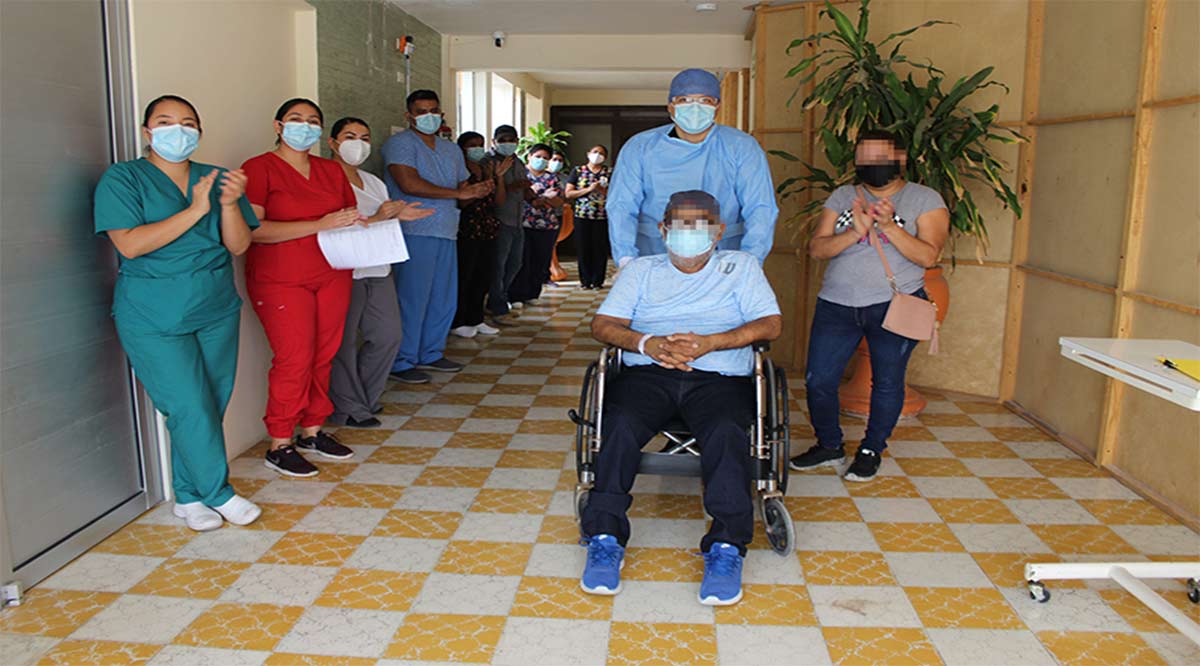 Dan de alta a los primeros pacientes de la Unidad Covid del sanatorio María Luisa de la Peña