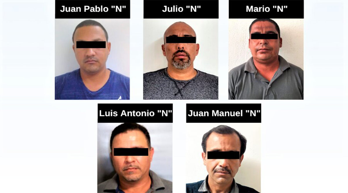 Detienen a 5 personas por la comisión de diversos delitos en BCS