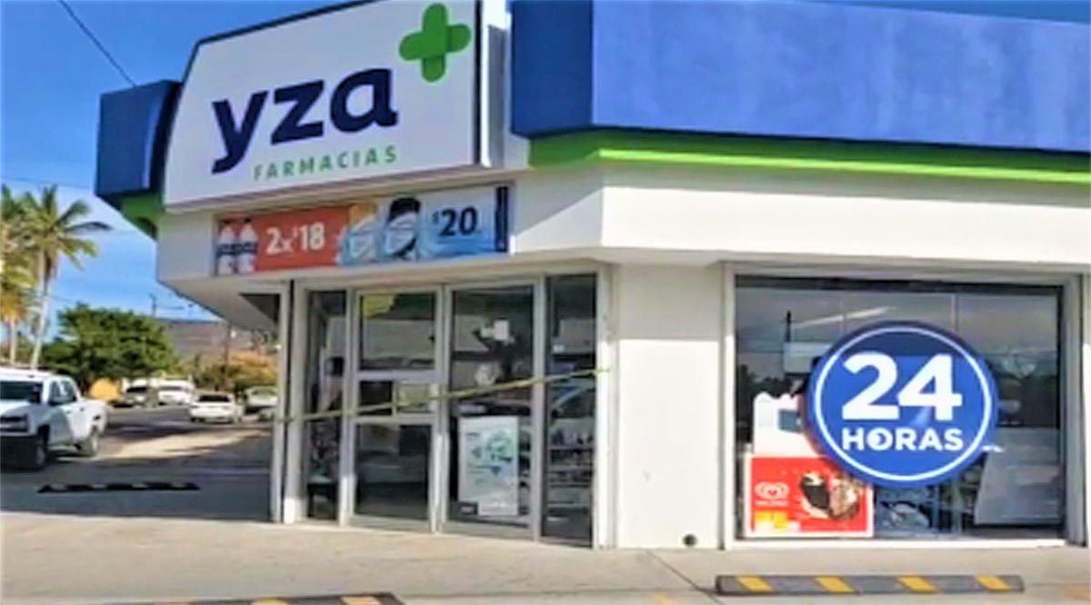 Hombre con pistola asalta farmacia Yza