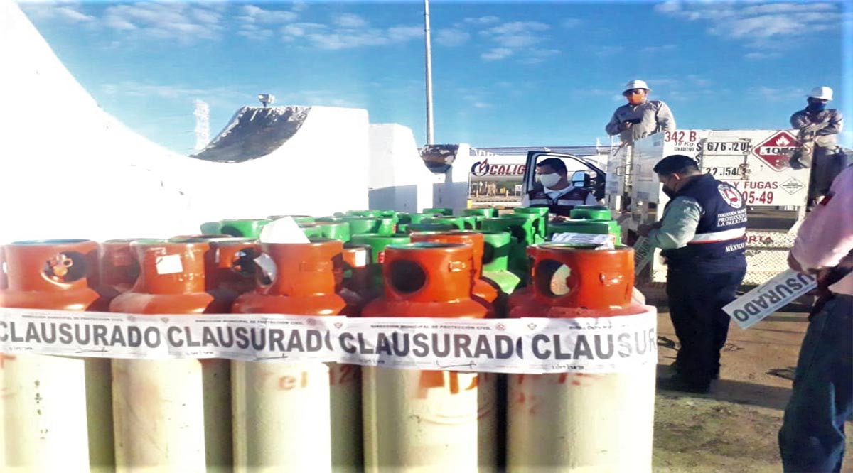 Inhabilitan 50 cilindros de gas en La Paz por estar en mal estado