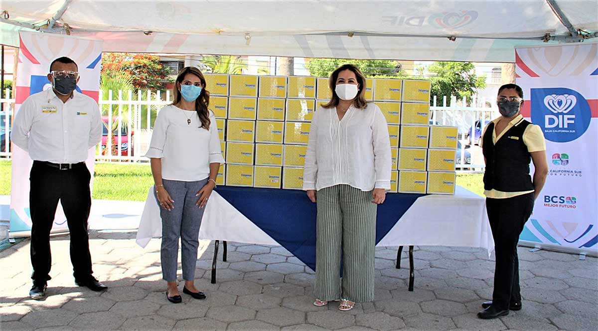 Recibió el SEDIF donativo de 500 apoyos alimentarios