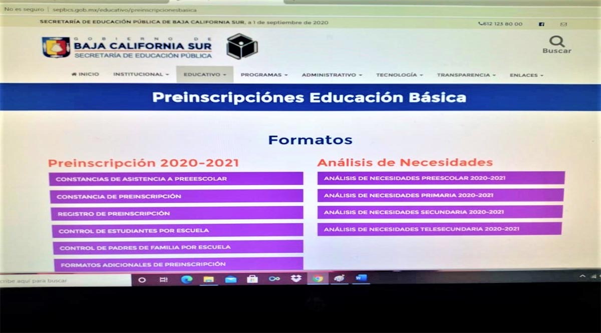Abre SEP espacios para inscripciones extemporáneas de nivel básico en BCS