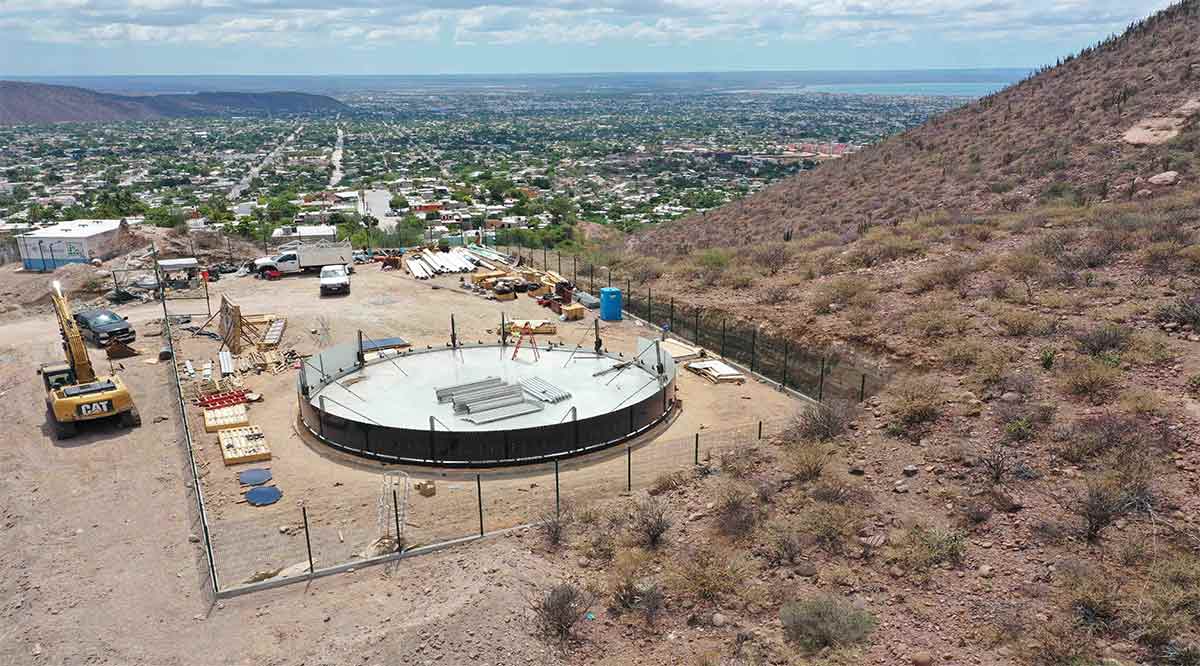 Entregarán en octubre tanque para agua que beneficiará a 17 colonias de La Paz