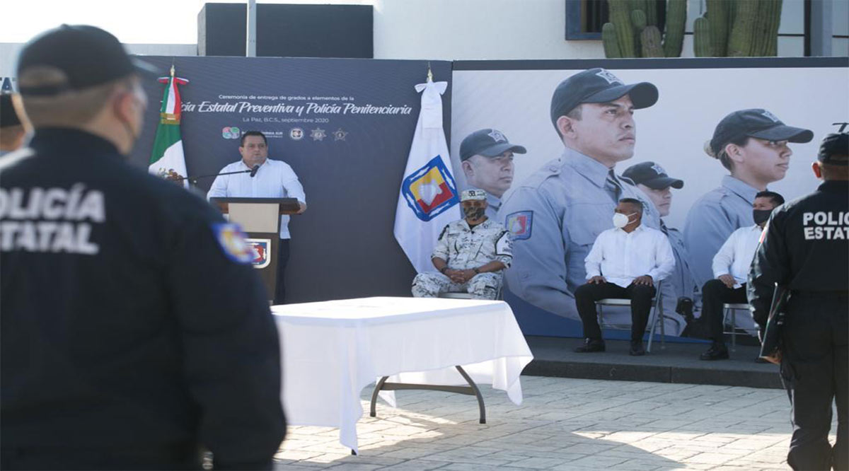 “La seguridad en BCS, es un logro de todos”: C. Mendoza