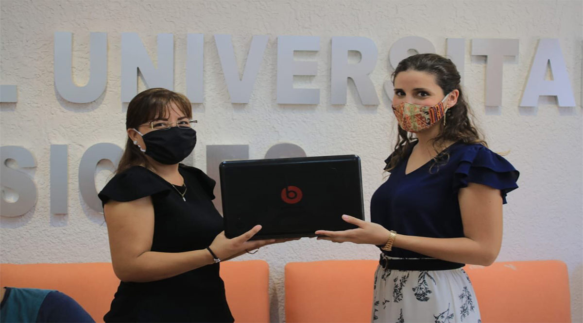 Entregan en la UABCS computadoras recabadas en su campaña de acopio