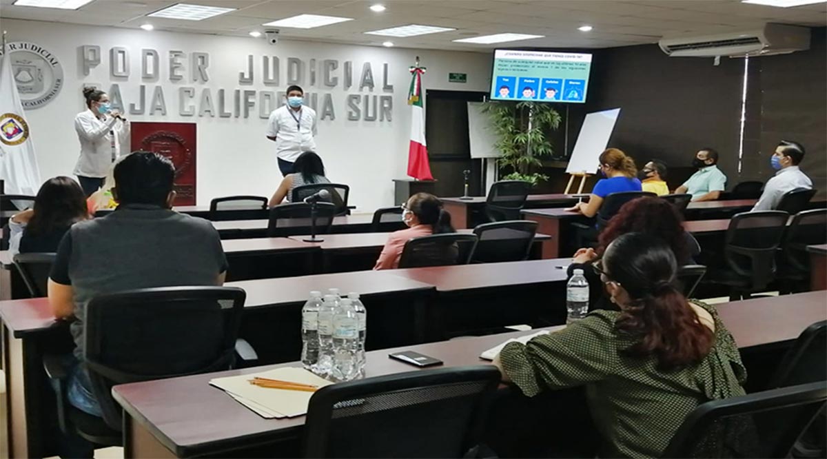 Promueve SSA medidas preventivas por el Covid-19 en dependencias públicas de BCS