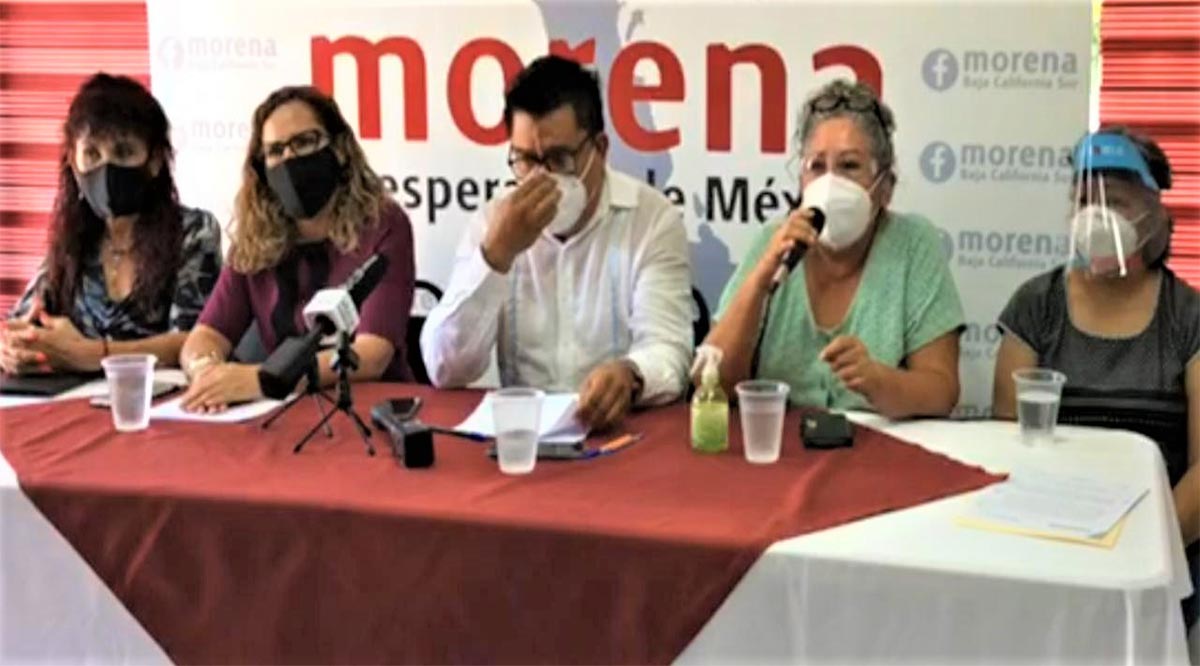 Alberto Rentería fue electo como dirigente interino de Morena en BCS