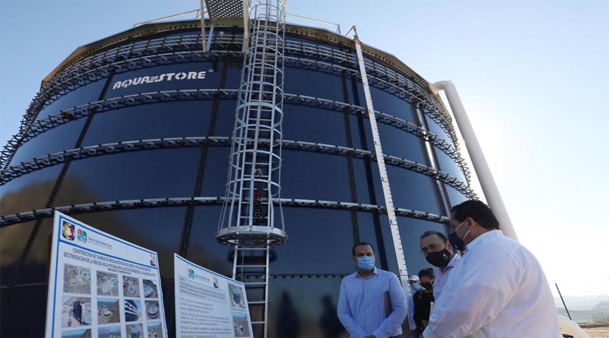 Beneficiará a 17 mil paceños el tanque vidriado de la colonia Loma Obrera