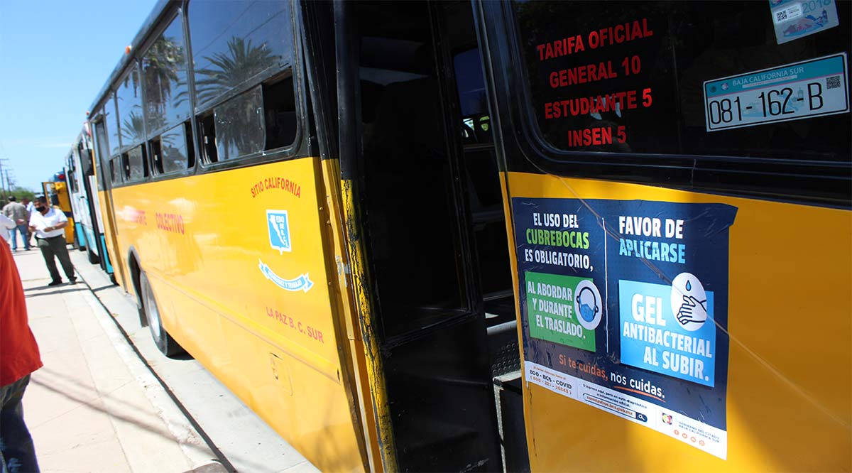 Mantiene gobierno de BCS su programa de dotación de kits sanitarios al transporte público