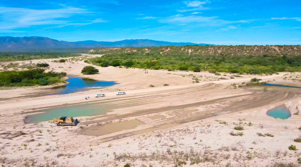 Lleva un 35% el encauzamiento del arroyo de Santiago