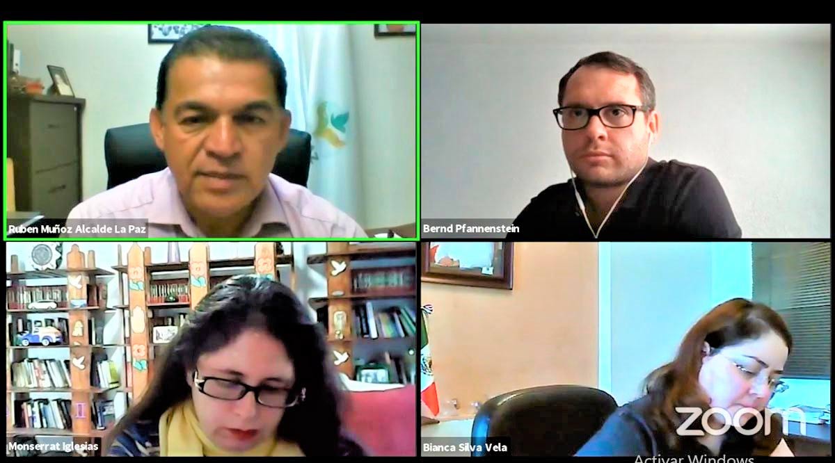Promueve Alcalde de La Paz su agenda ambiental en foro virtual