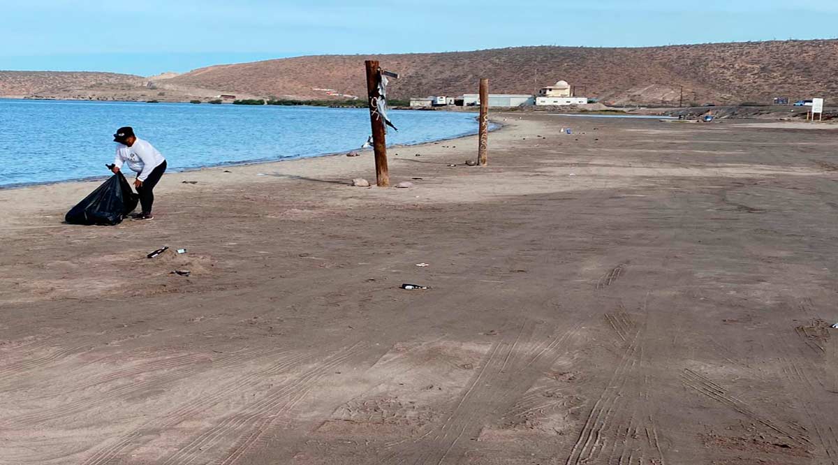 Recibieron las playas de La Paz más de 9 mil visitantes la semana pasada