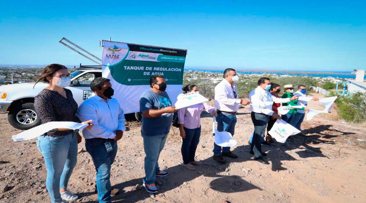 Inicia construcción de tanque regulador de agua en la colonia Colina de la Cruz Inicia construcción de tanque regulador de agua en la colonia Colina de la Cruz