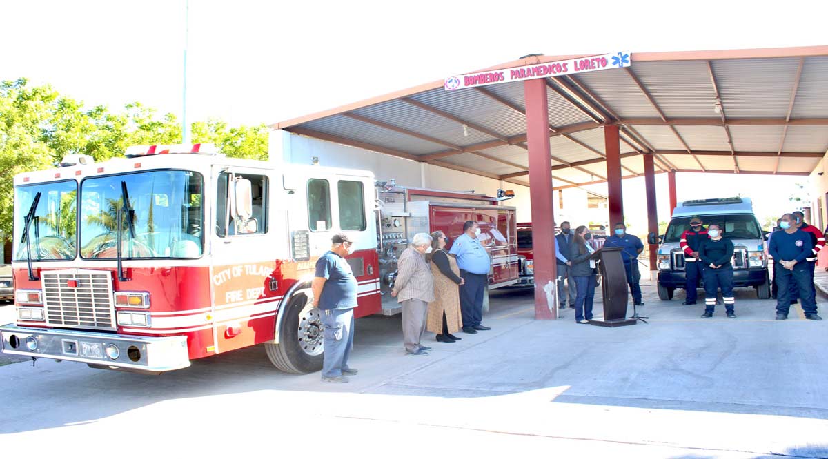 Donan bombera a Loreto