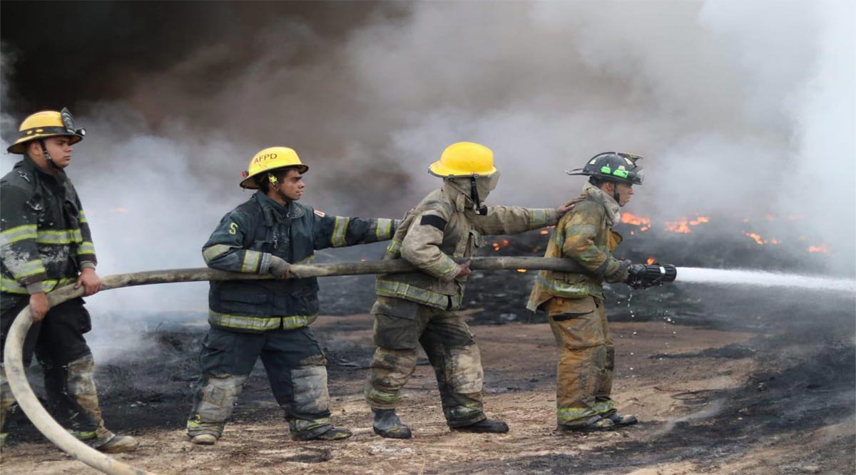 Más de 1,600 servicios ofreció el Cuerpo de Bomberos de La Paz en 2020