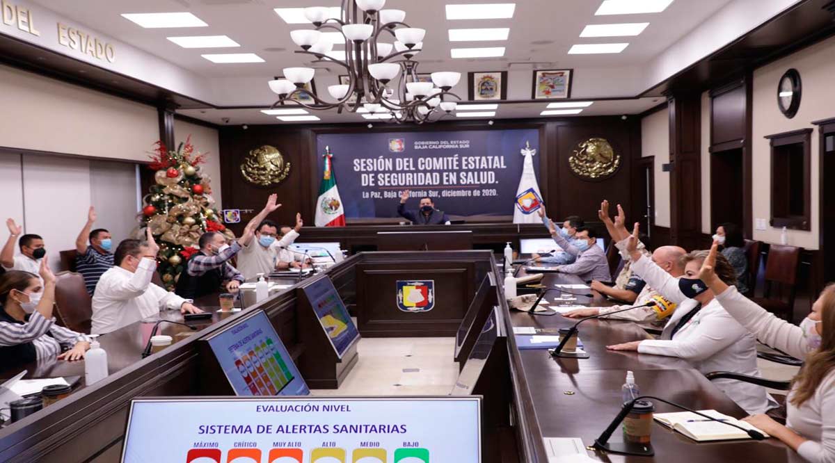 Se tomarán medidas restrictivas en BCS de no detenerse la tendencia al alza de contagios por Covid