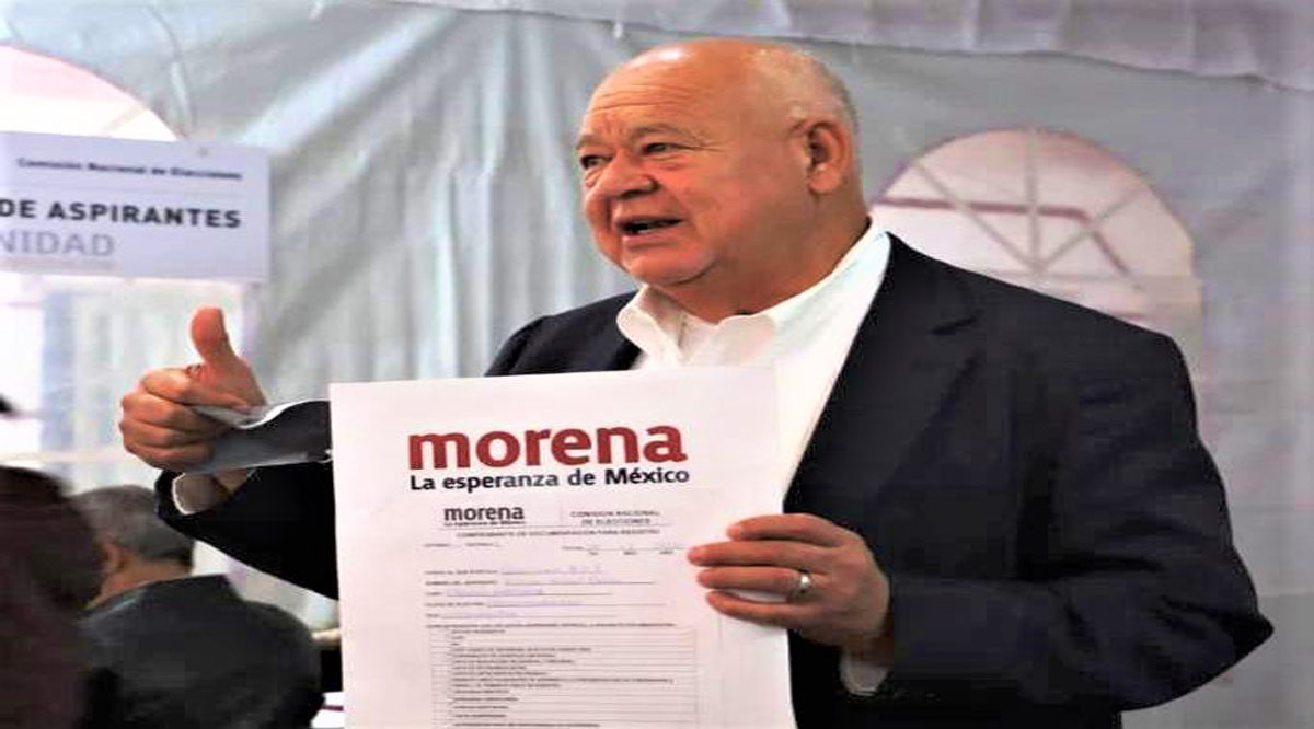 Se registró Víctor Castro como precandidato de Morena a la Gubernatura de BCS