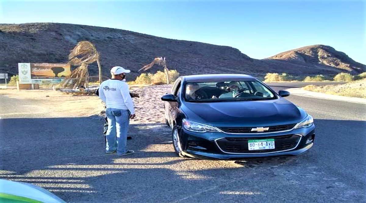 Vigilancia especial en el acceso a la playa Balandra