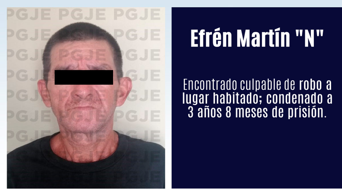 Sentenciado a 3 años 8 meses por robo en lugar habitado en Mulegé