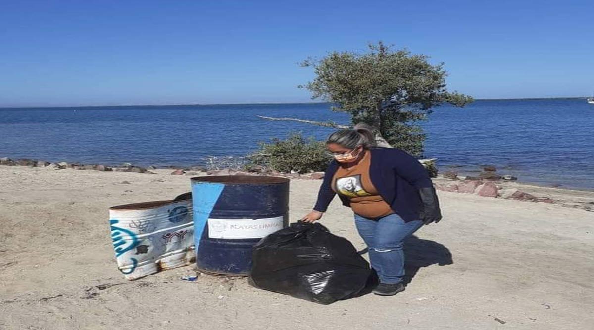Se han recolectado 45 toneladas de basura en playas de La Paz en el 2021