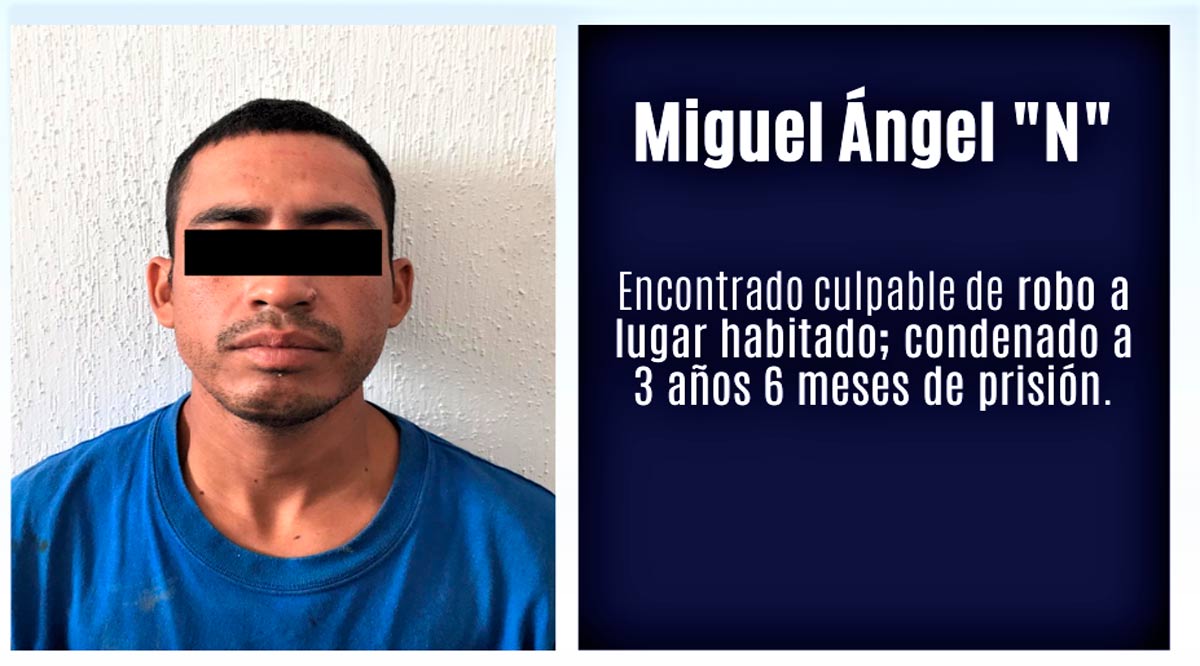 Sentencian a “El Miguelito” a 3 años 6 meses de prisión por robo en Los Cabos